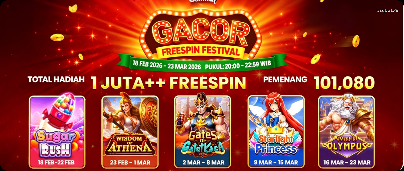 Login bigbet78 Sekarang Bonus Melimpah